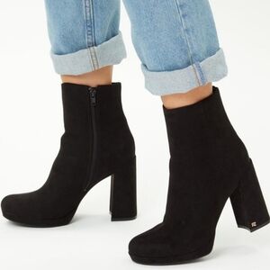 Rachel Zoe Black Ankle Platform Boots